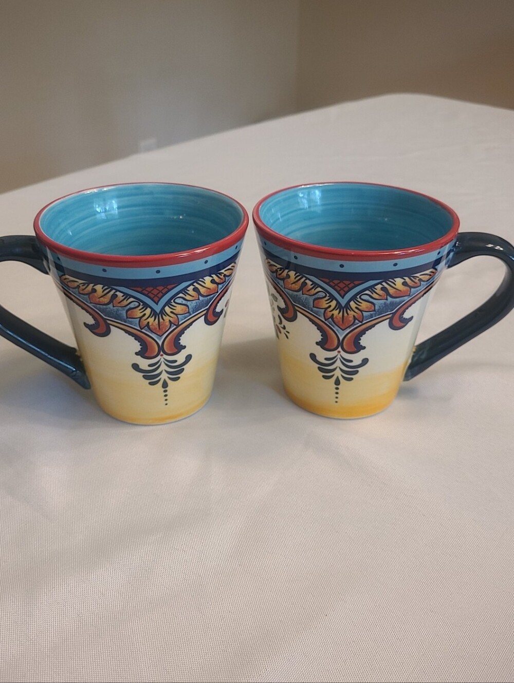 Euro Ceramica Zanzibar Mugs Set of 2